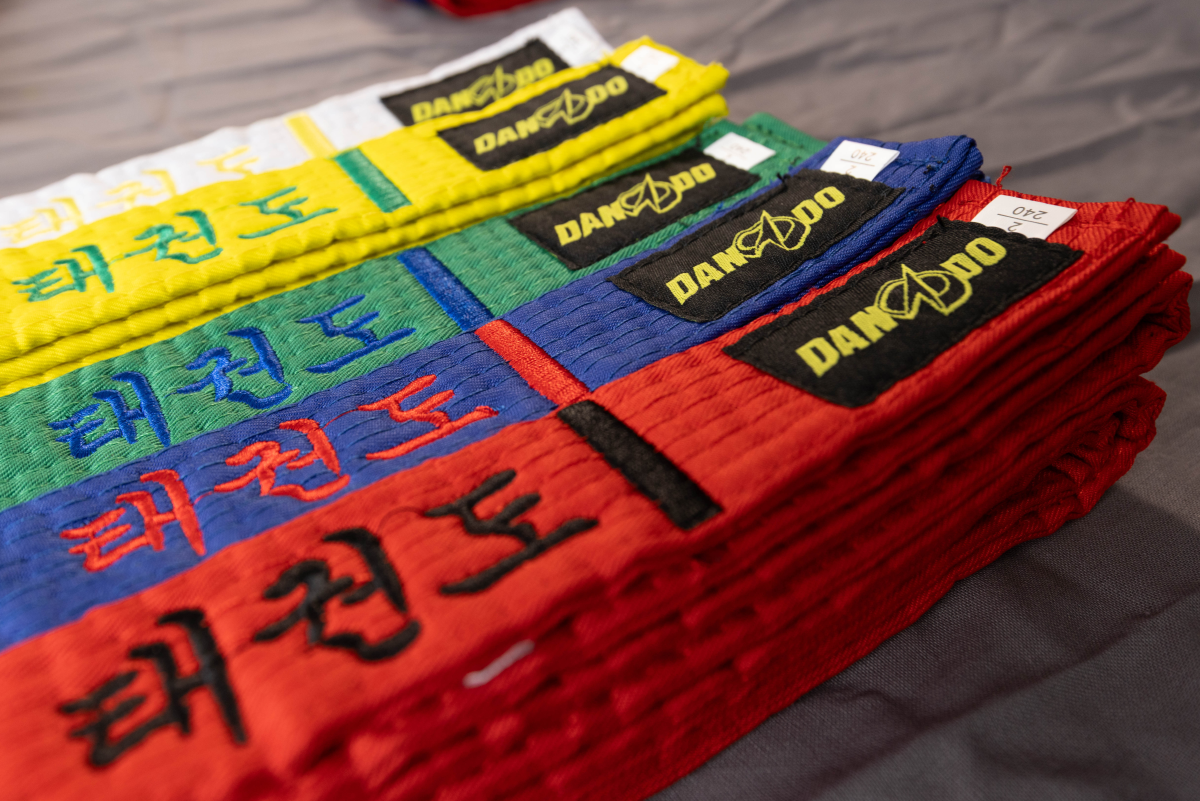 Color Belt with Embroidered Bar