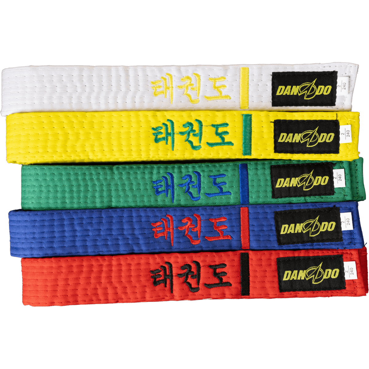 Color Belt with Embroidered Bar