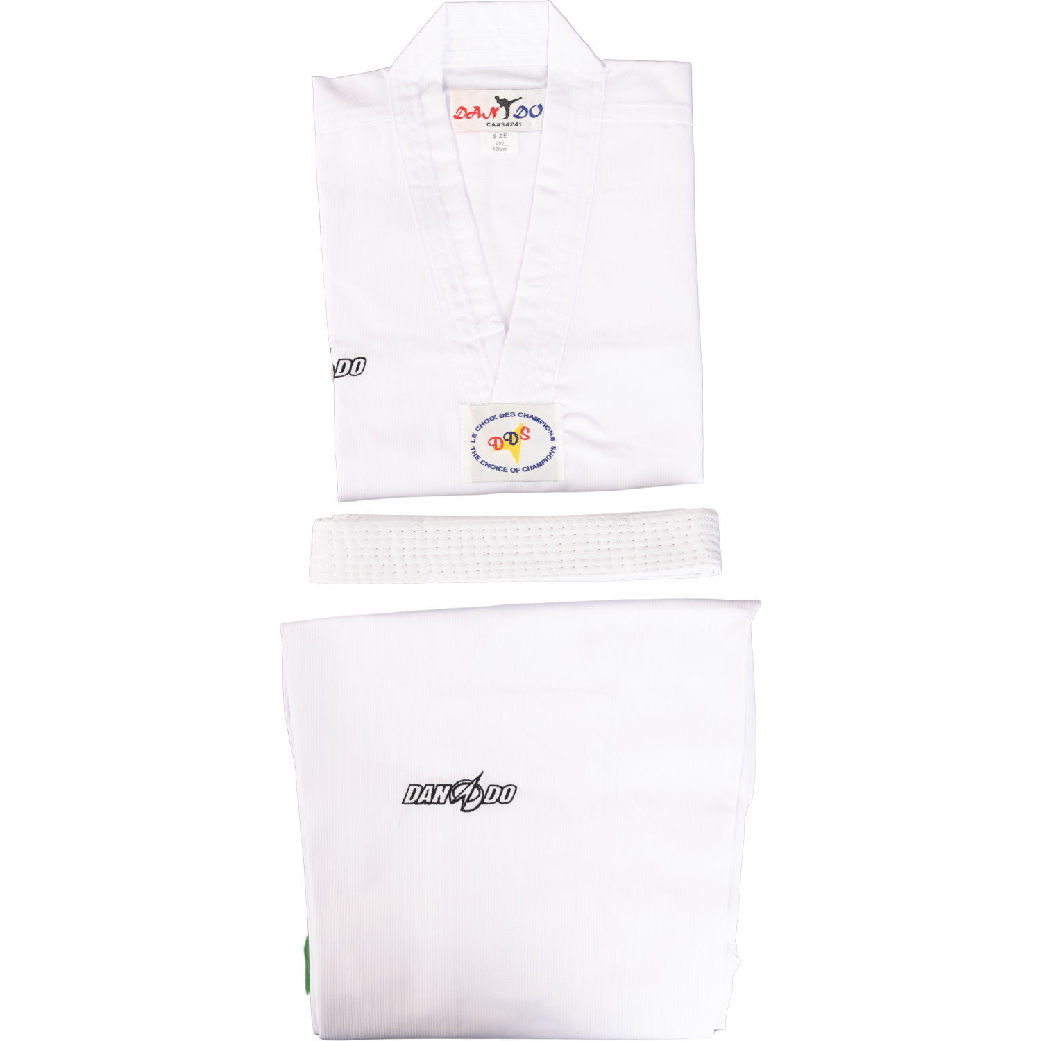 Dando Standard White-V Dobok