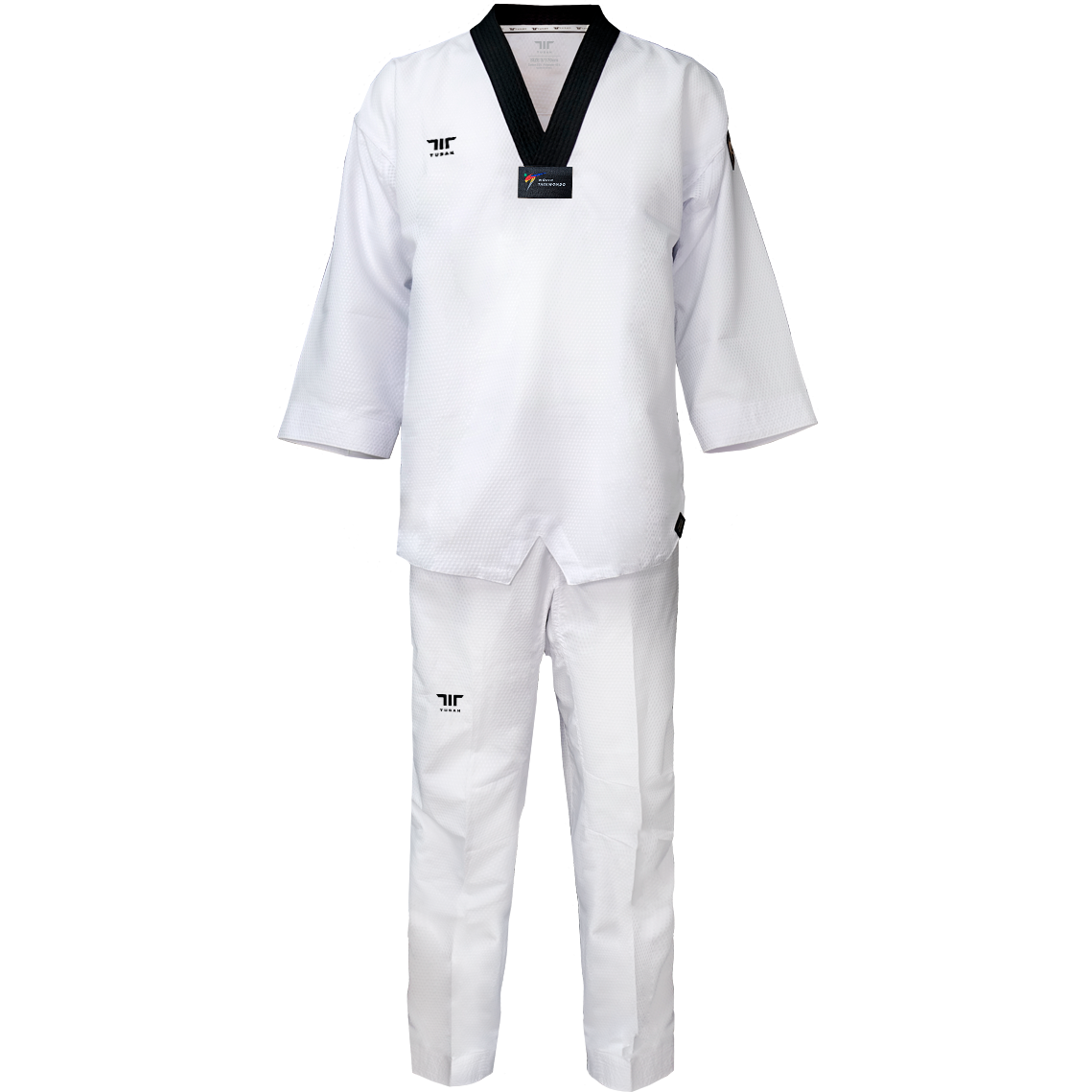 Tusah Premium Sparring Black V-Neck Dobok